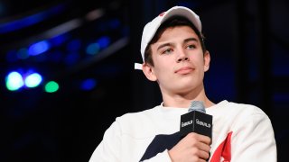 FILE - Hayes Grier attends The Build Series to discuss his debut novel "Hollywood Days With Hayes" on Nov. 14, 2016, in New York City.