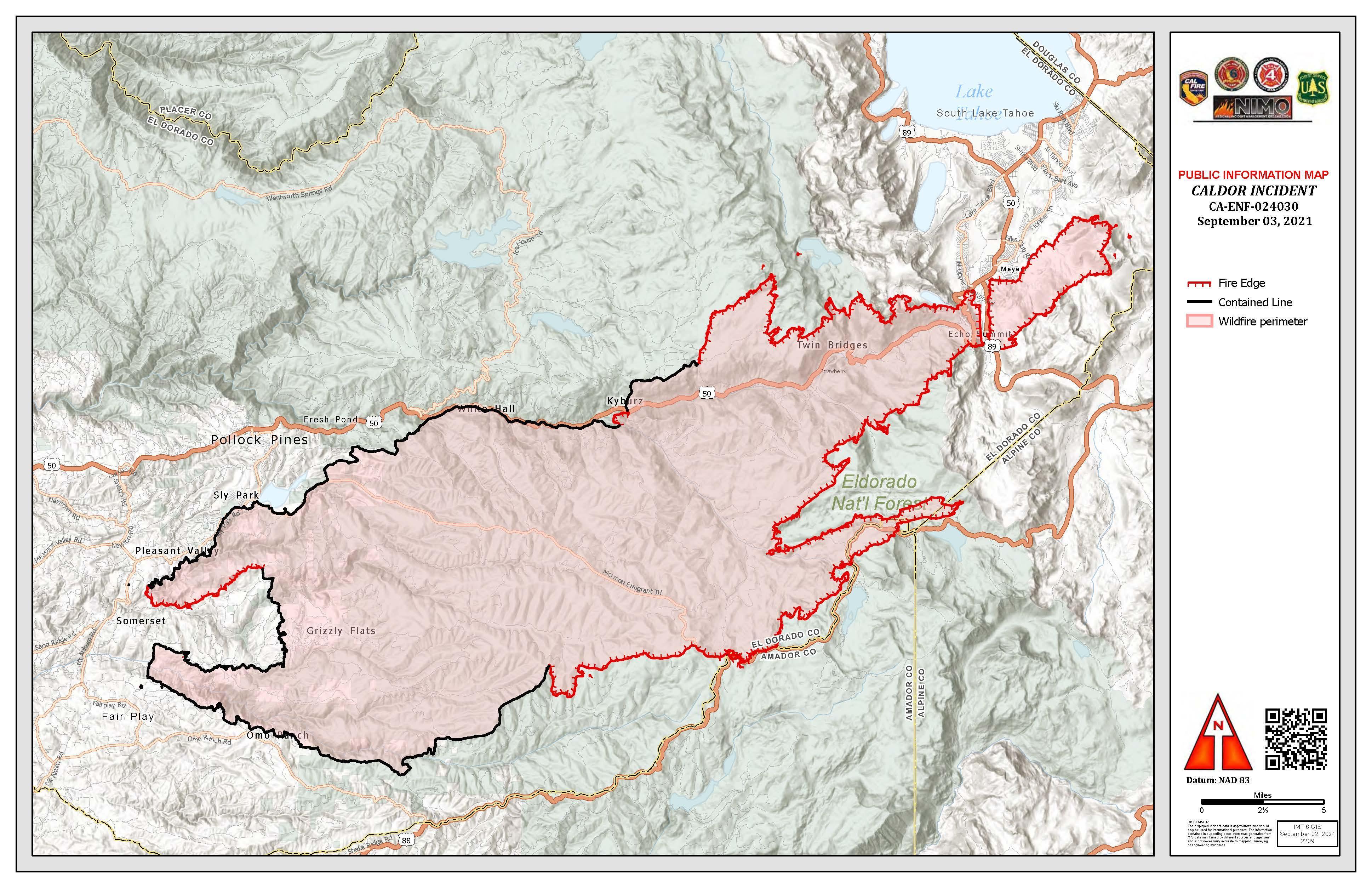 Here’s Where the Caldor Fire Has Burned – NBC Bay Area