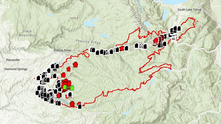 Caldor Fire: Map Shows Status Of Structures – NBC Bay Area