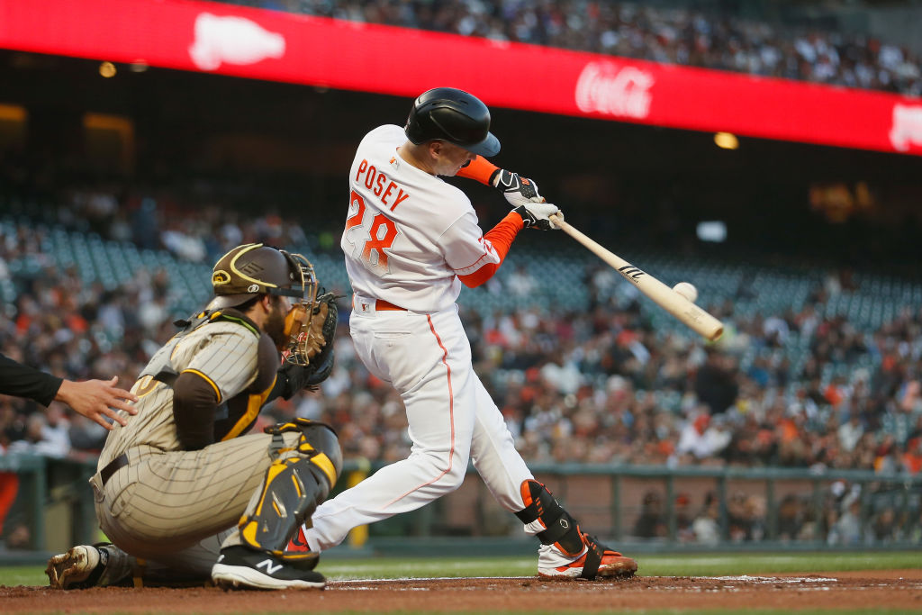Buster Posey tells Giants he is OK after home-opening victory