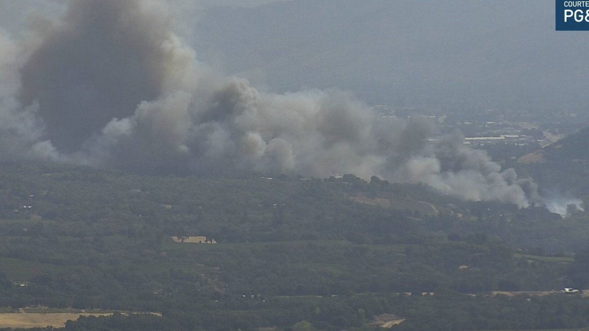 Crews Battle Hopkins Fire in Mendocino County NBC Bay Area