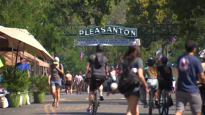 Main Street in Pleasanton.