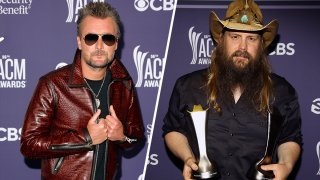 From left to right: Eric Church, Chris Stapleton.