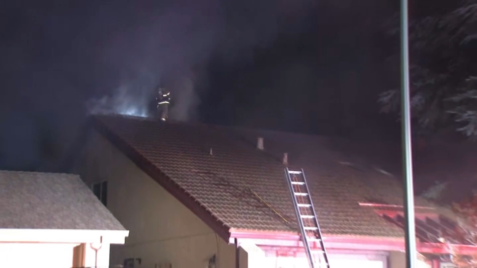 Crews Battle Two-Alarm House Fire in Cupertino
