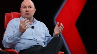 Marc Andreessen speaking at the 2017 ReCode Conference on May 30, 2017.