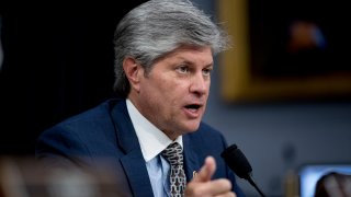 Rep. Jeff Fortenberry, R-Neb., speaks as Secretary of State Mike Pompeo appears before a House Appropriations subcommittee hearing on budget on Capitol Hill, Wednesday, March 27, 2019, in Washington.