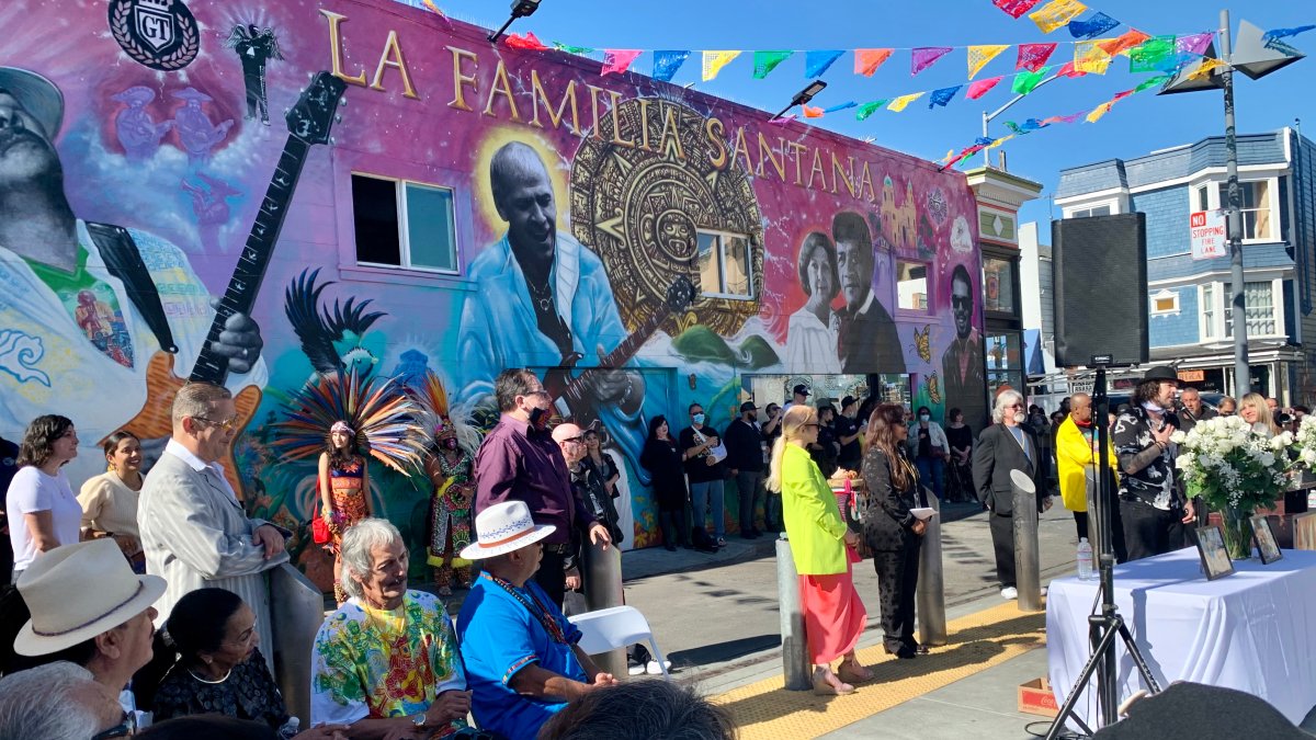 Mayor Breed, Grammy Winner Santana Help Dedicate New Mural in Heart of Mission District