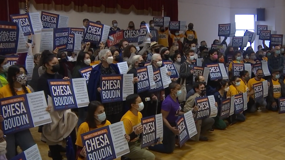 Dozens Rally in Support of San Francisco DA as Recall Push Continues