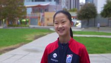 San Francisco ice skater Kate Wang.
