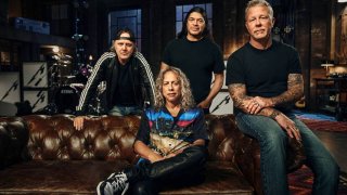 Metallica members (from left) Lars Ulrich, Kirk Hammett, Robert Trujillo and James Hetfield. (Courtesy of MasterClass)