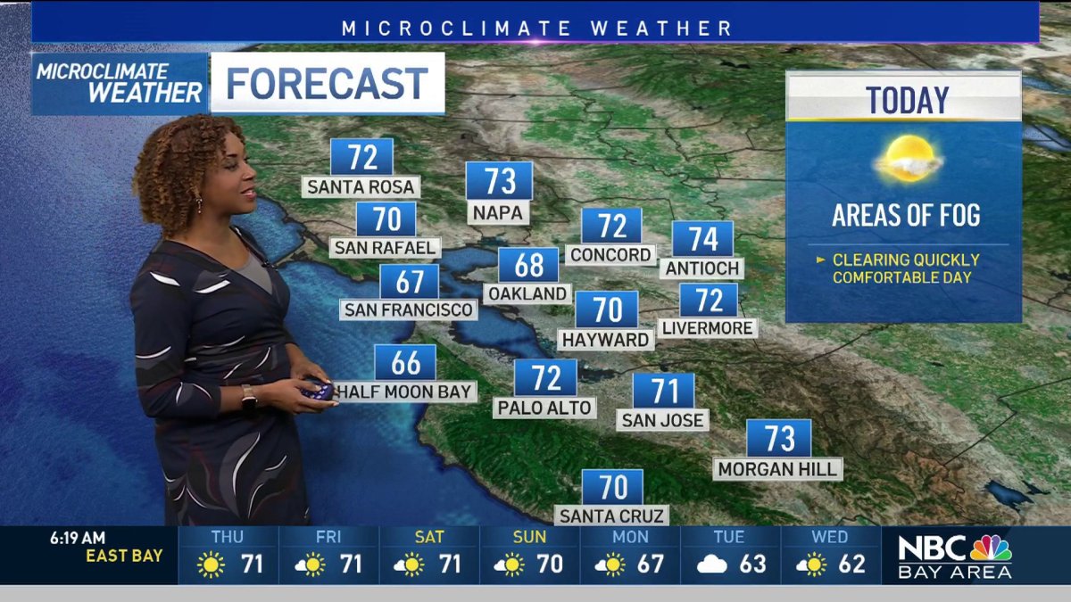 Kari’s Forecast: Nice Weekend On the Way – NBC Bay Area