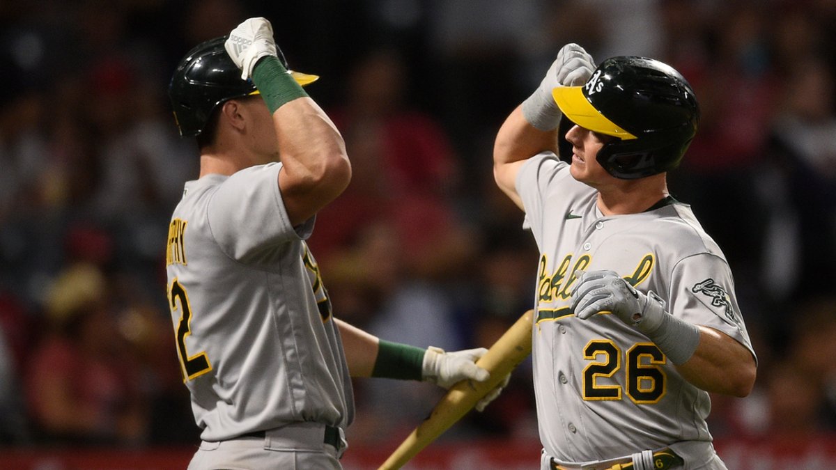 A's on NBCS on X: Sean Murphy received his 2021 AL Gold Glove