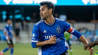 FILE: Chris Wondolowski #8 of the San Jose Earthquakes during a game between San Jose Earthquakes and Seattle Sounders FC at PayPal Park on May 12, 2021 in San Jose, California.