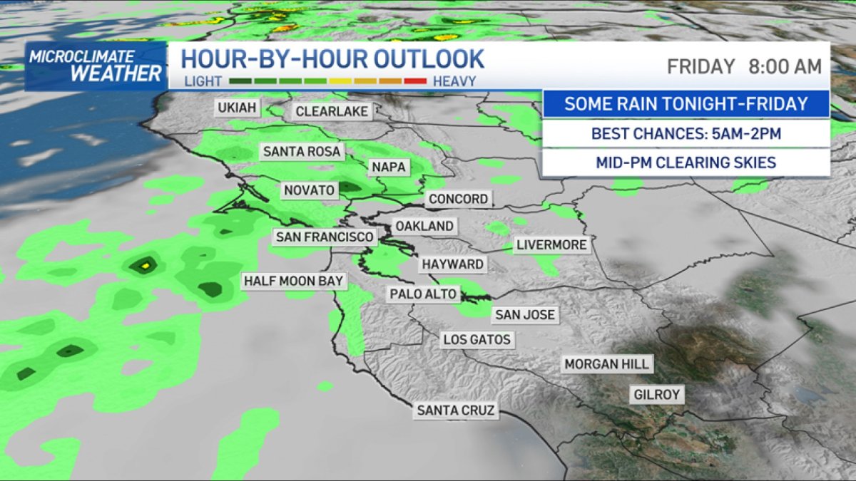 Rob’s Forecast: Rain and Fog Early, Some Clearing Later – NBC Bay Area