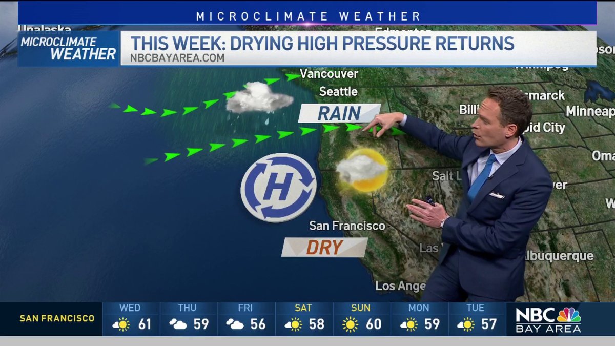 Jeff’s Forecast: Dry Now & Rain Outlook – NBC Bay Area
