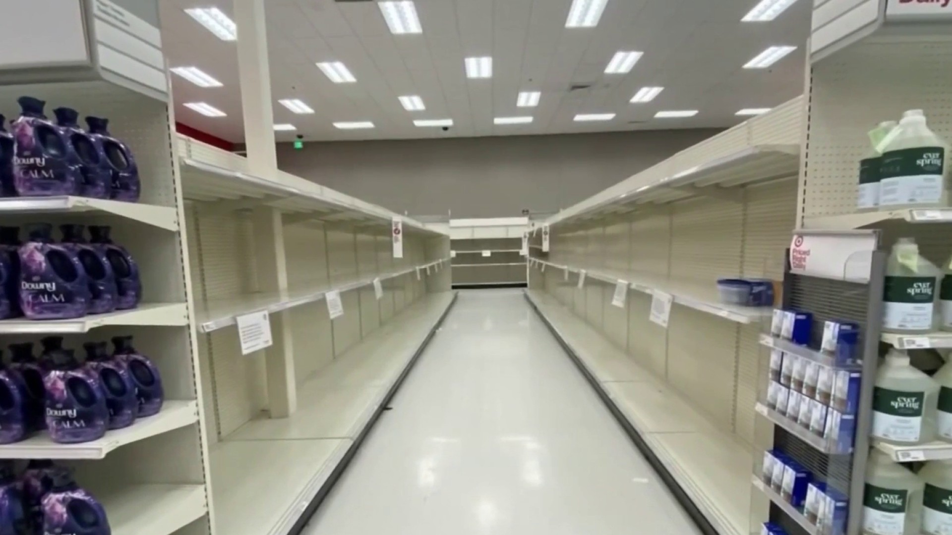 Las Vegas grocery stores see empty shelves during omicron wave