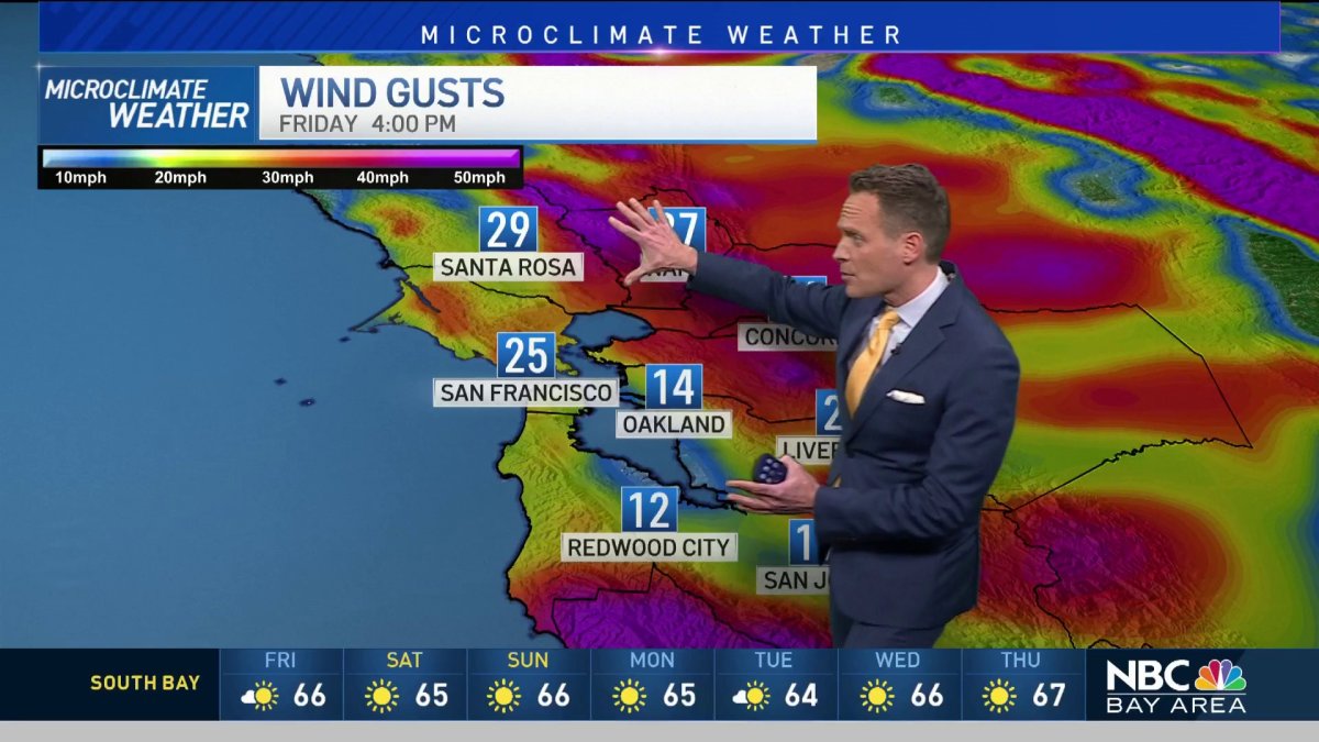 Jeff’s Forecast: Wind & Warming Temps – NBC Bay Area