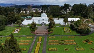 Conservatory of Flowers in Golden Gate Park.