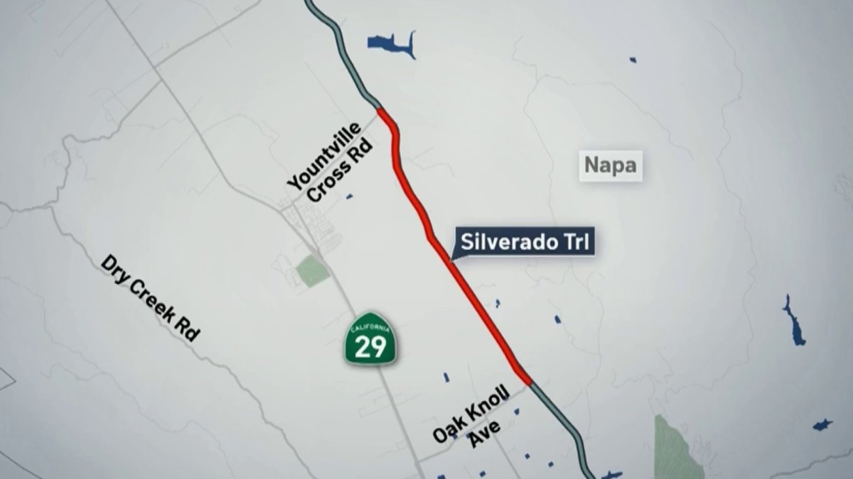 Downed Power Lines to Keep Silverado Trail Closed Until Sunday Morning – NBC Bay Area