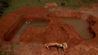 llegal gold mine brazil