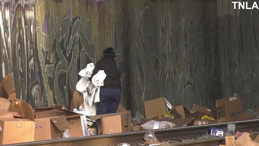 Piles of packages can be seen tossed along the train tracks in LA County, and it’s not just a pain — it’s costing everyone money. Data shows California is the top targeted state for cargo thieves.
