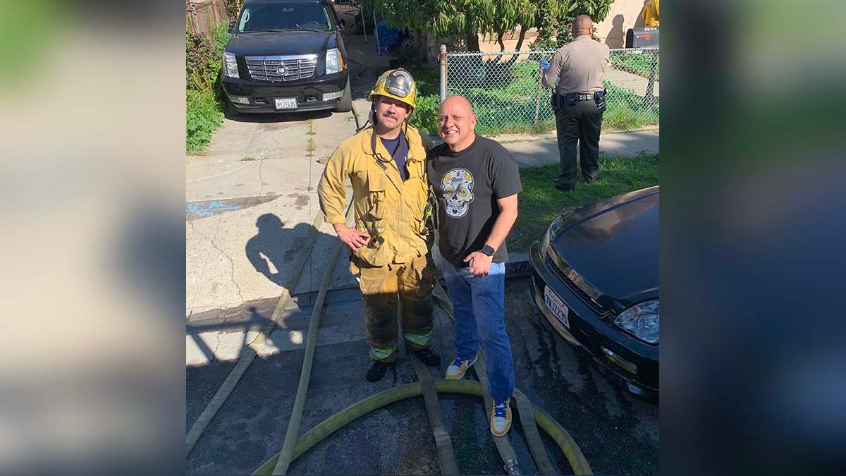 Firefighter on Way to Rams Game Rescue Woman, Dog From Fire – NBC Bay Area - Vimarsana News