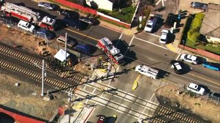 Authorities investigate a deadly collision involving a Caltrain and vehicle.