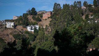 Homes with defensible space.