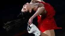 USA's Alysa Liu performs in the Figure Skating Gala Exhibition on day 16 of the 2022 Winter Olympics at Capital Indoor Stadium on Feb. 20, 2022, in Beijing, China.