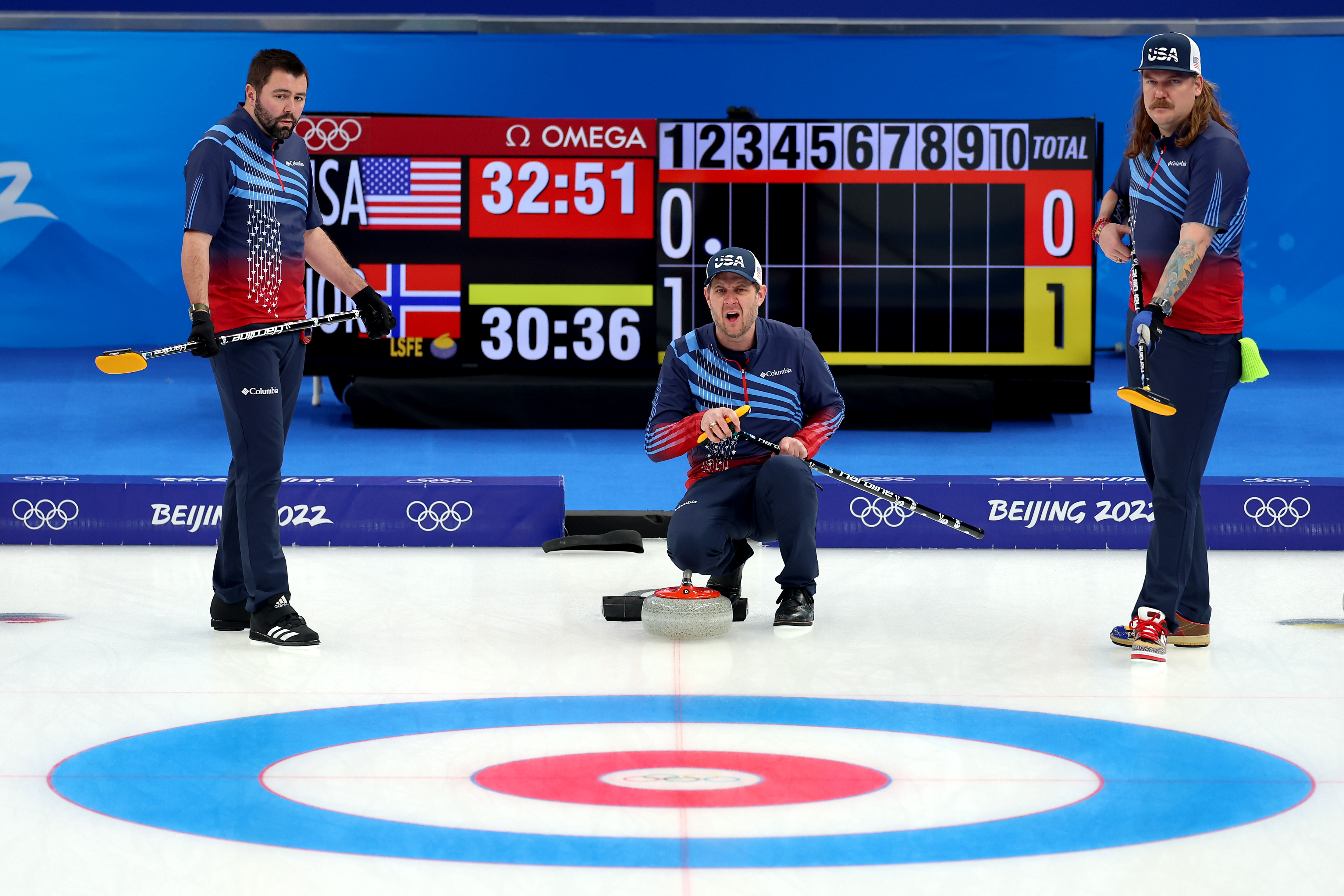 Team USA Men’s Curling Loses Tight Match to Norway NBC Bay Area