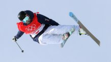 David Wise of Team United States competes during the Men's Freestyle Skiing Halfpipe on day 15 of the Beijing 2022 Winter Olympics at Genting Snow Park on Feb. 19, 2022, in Zhangjiakou, China.