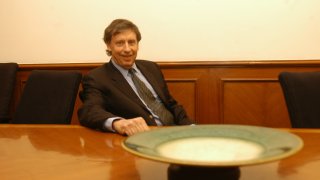 INDIA - JANUARY 20: Richard Blum, Chairman, Blum Capital Partners, poses during interview, in Delhi, India. Potrait, Sitting.