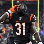 Michael Thomas #31of the Cincinnati Bengals.