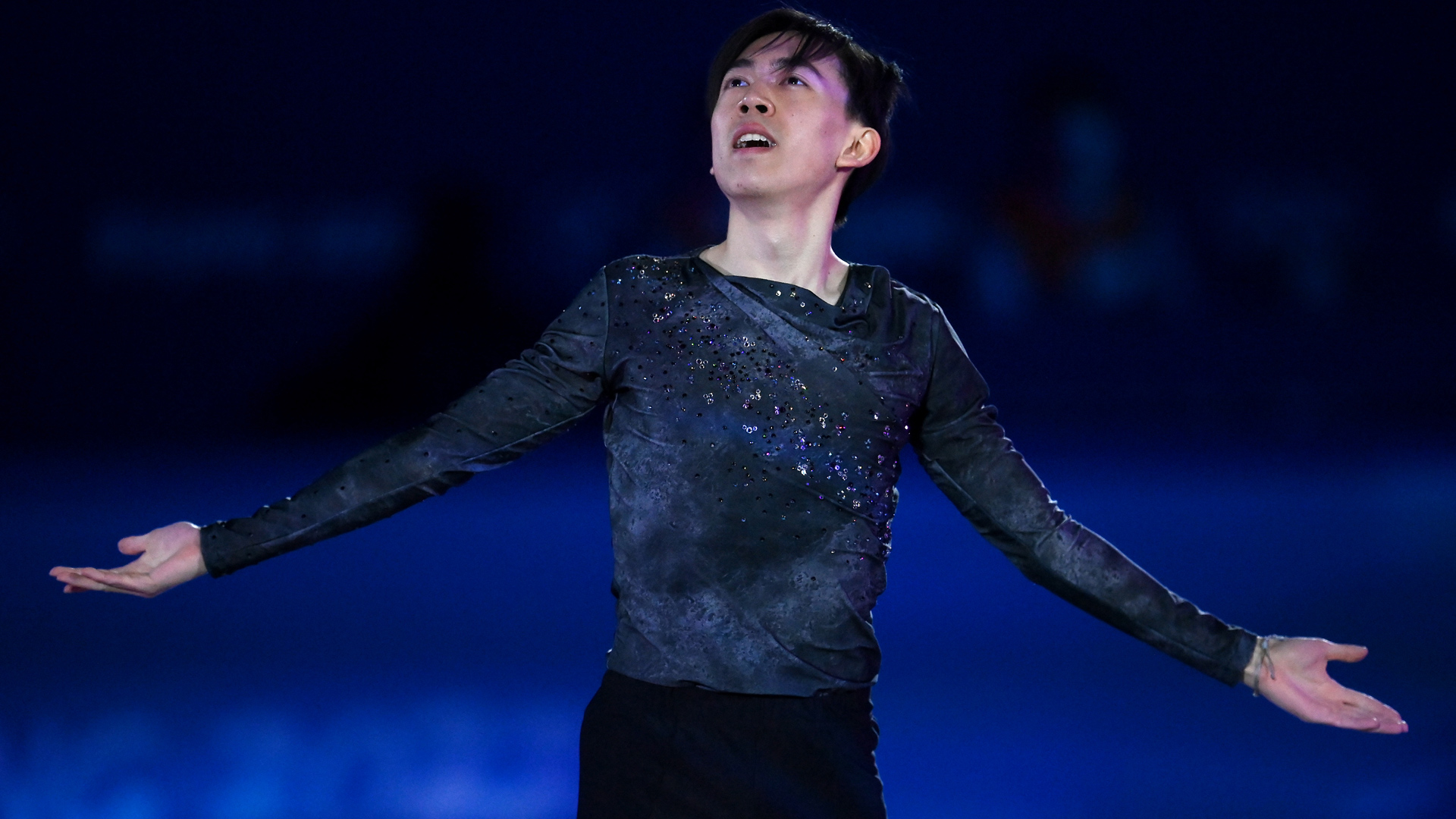 Vincent Zhou Makes Return to Ice in Olympic Exhibition Gala
