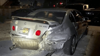 One of 13 vehicles impounded from weekend sideshow activity (Courtesy of Oakland Police Department)