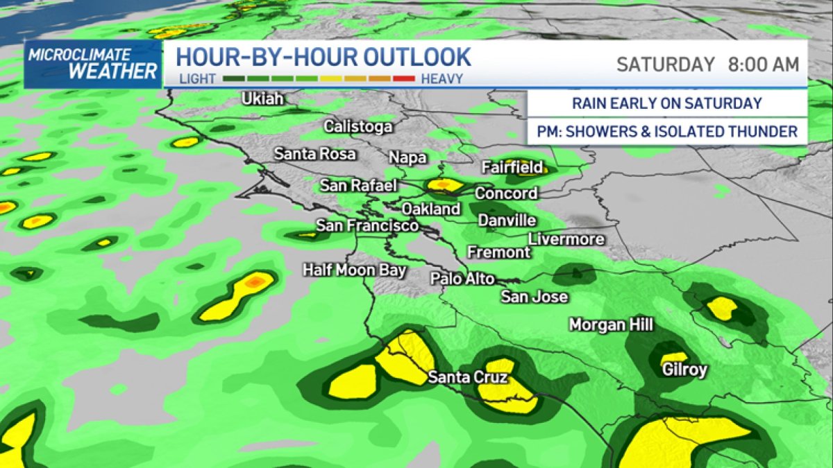Forecast: Rain Returns Saturday – NBC Bay Area