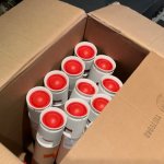 Box full of dropsondes.