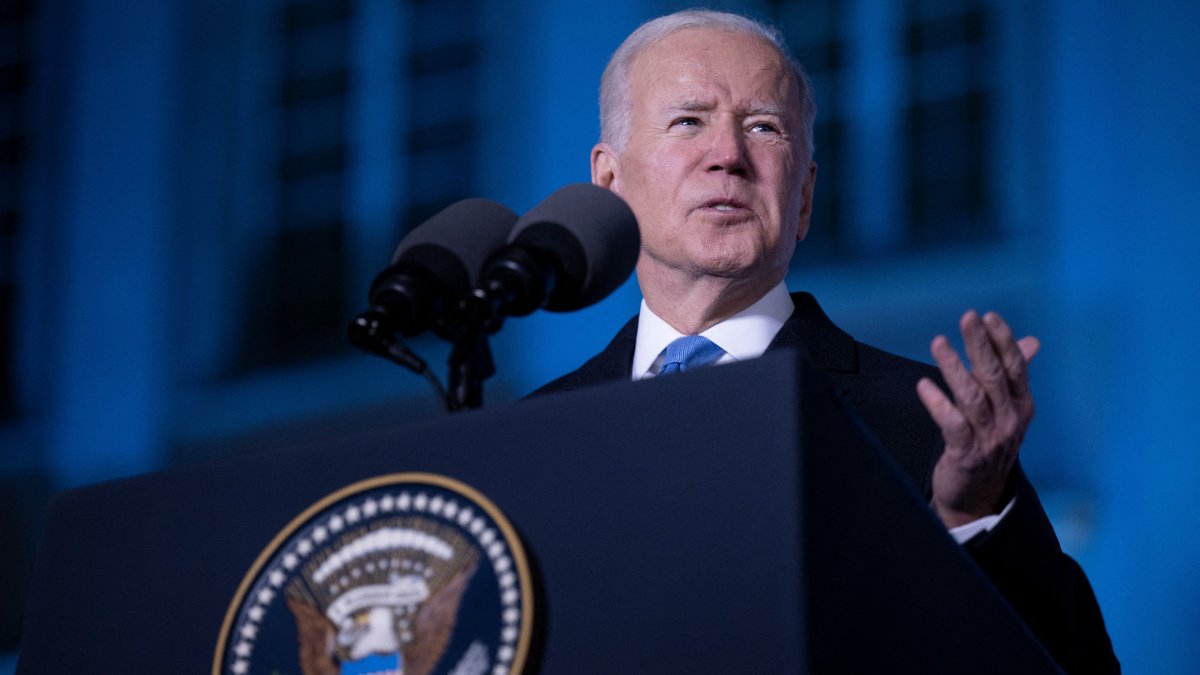 Biden Delivers Fiery Speech on Putin’s Invasion of Ukraine: ‘This Man ...