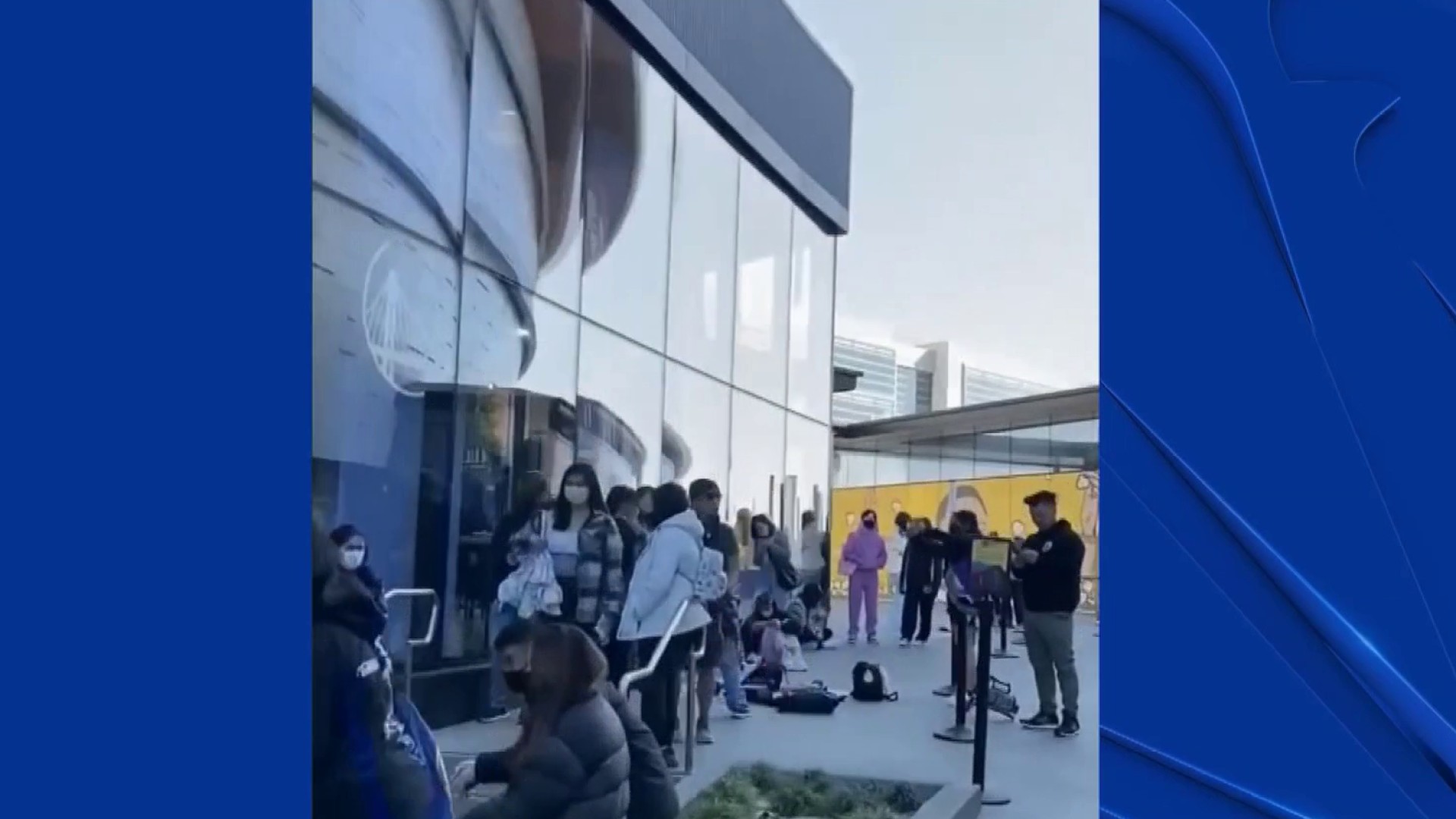 K-Pop Star BamBam's Warriors Merch Draws Large Crowd Outside Chase