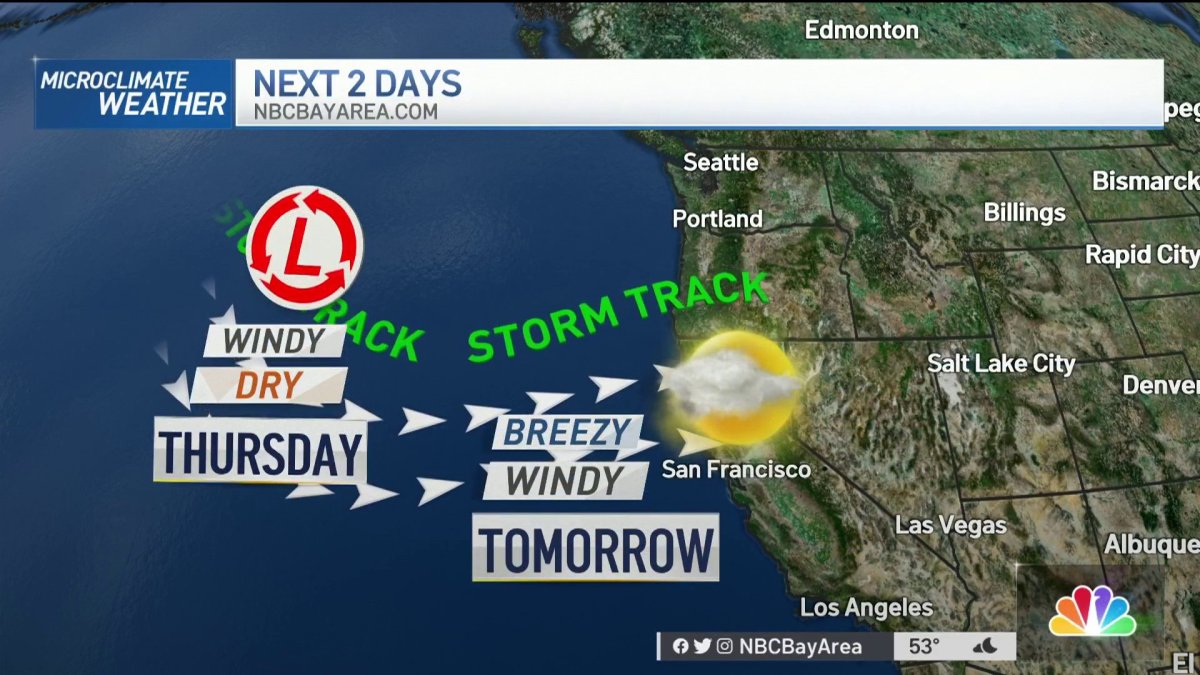 Jeff’s Forecast: Chilly Start; Breezy to Windy – NBC Bay Area