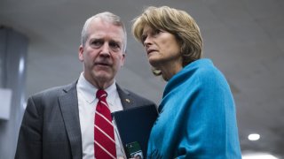 Sens. Dan Sullivan, R-Alaska, and Lisa Murkowski, R-Alaska