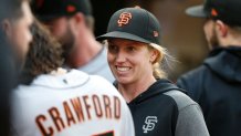 Alyssa Nakken, the first female on-field coach in the majors, interviews  for Giants' manager job - The Boston Globe