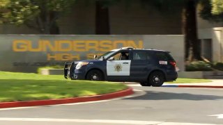 Police at Gunderson High School.