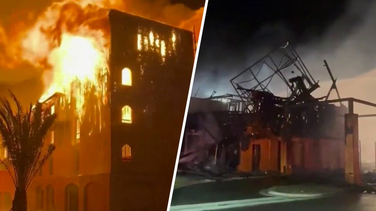 Drivers' Dramatic Video Shows Fire Burn Through Camarillo Under-Construction Hotel – NBC Bay Area - Vimarsana News