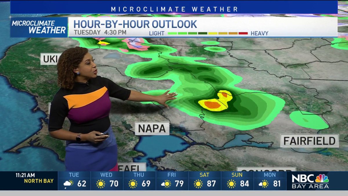 Forecast: Spotty Rain and Storms – NBC Bay Area
