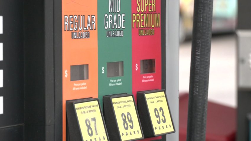 Gas pump shown in this undated image.