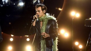 Harry Styles performs onstage during the 63rd Annual GRAMMY Awards.