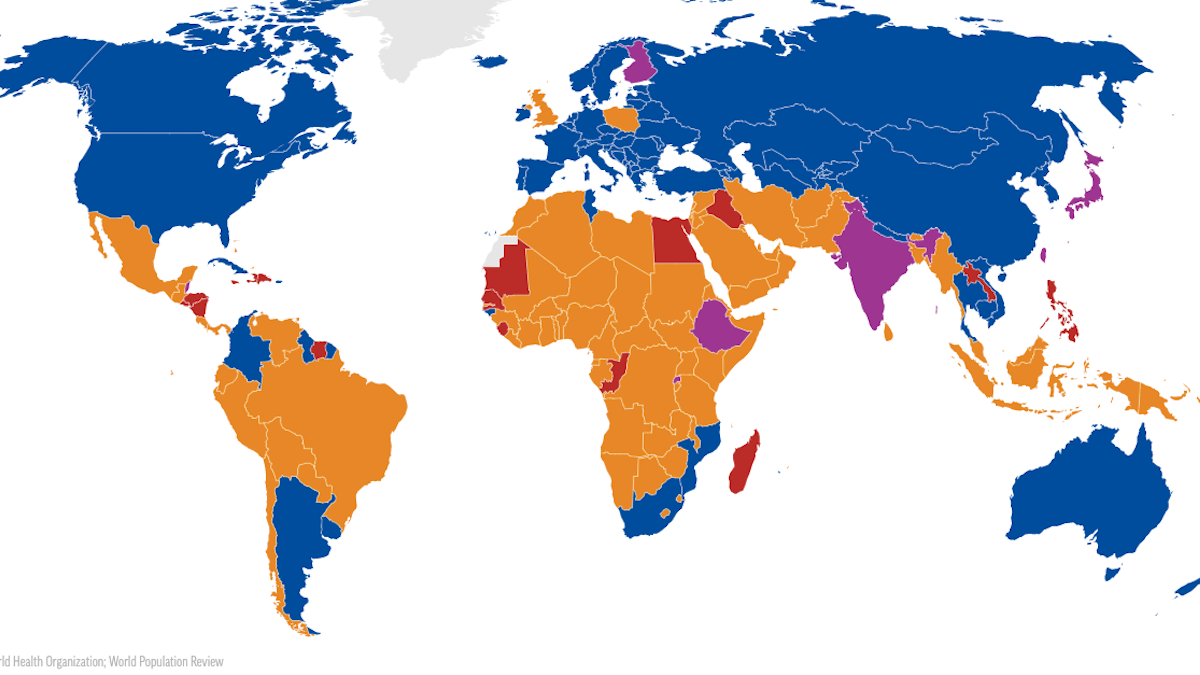 Abortion Laws Around the World Countries Where It’s Legal and Banned