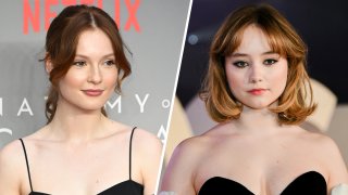 Hannah Dodd, left, will replace Ruby Stokes, right, as Francesca Bridgerton for the Netflix series' third season.