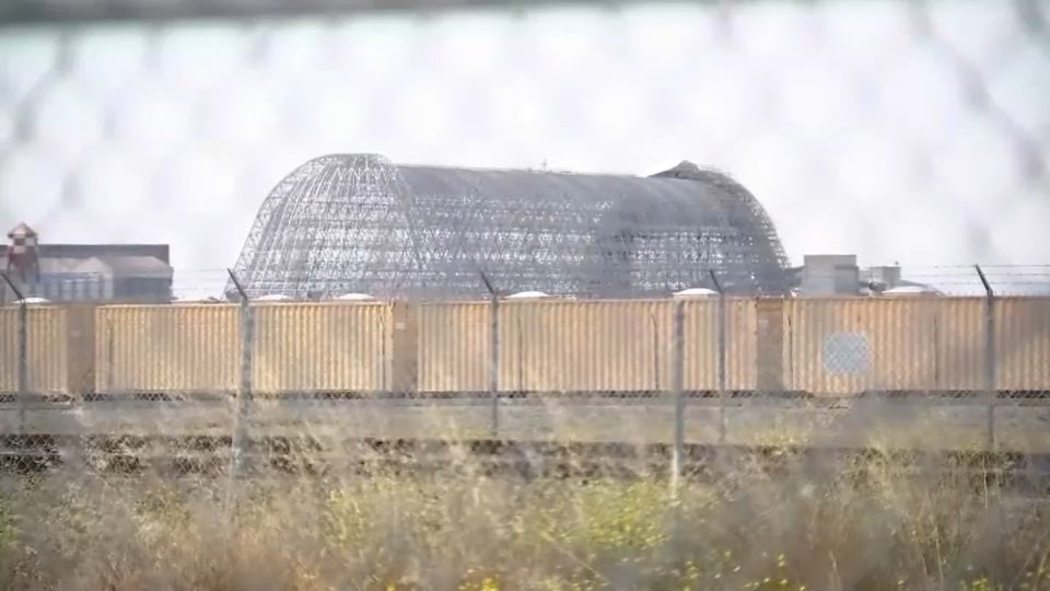 Google's Restoration Begins on Iconic Hangar One at Moffett Field - Vimarsana News